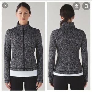 Lululemon lightly jacket New jacquard black white